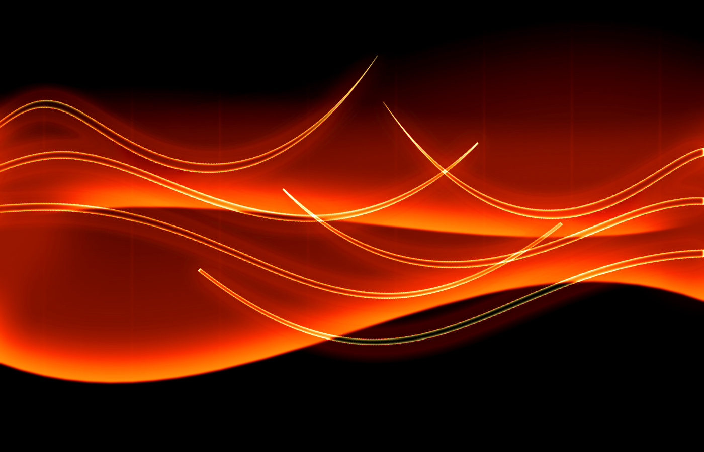 Hd Wallpaper Beautiful Sunset Orange Black Nature Dark - HD Wallpaper 