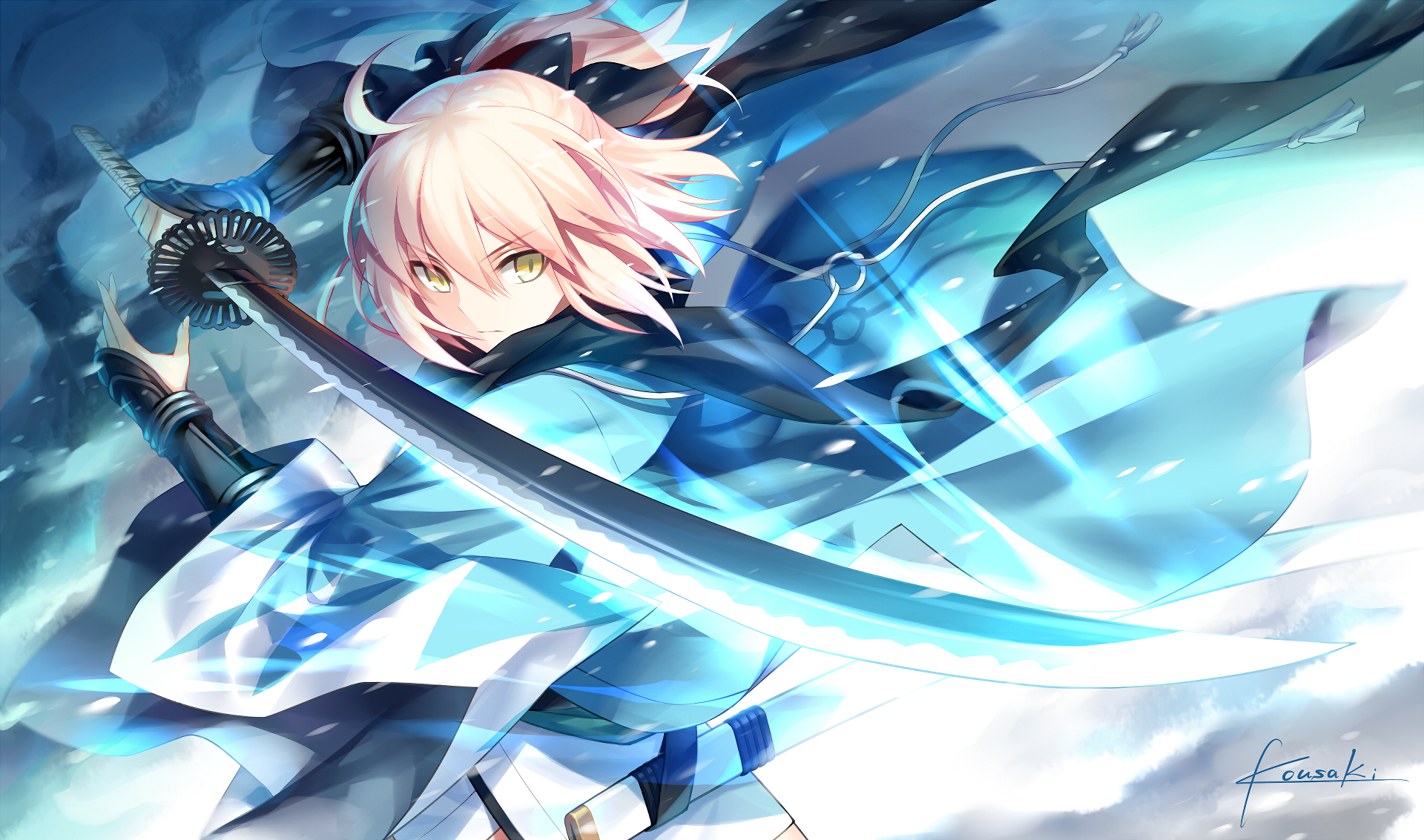 Fate Sakura Saber - HD Wallpaper 