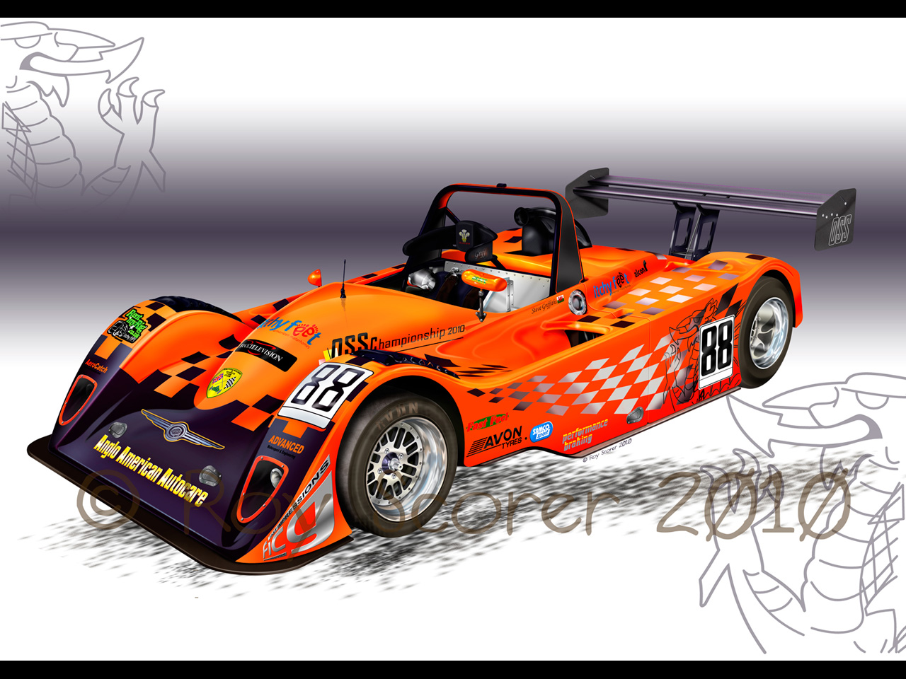 Race Car - HD Wallpaper 