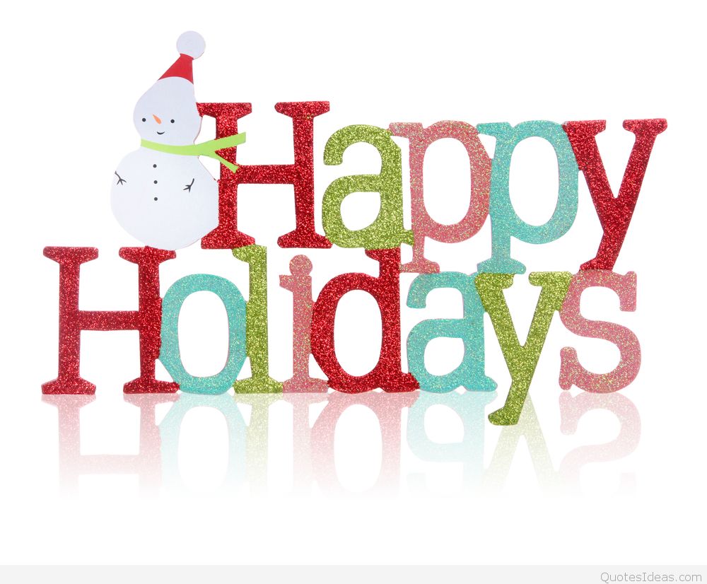 Funny Snowman Wallpaper Happy Winter Holidays - Happy Holidays Images 2017 - HD Wallpaper 