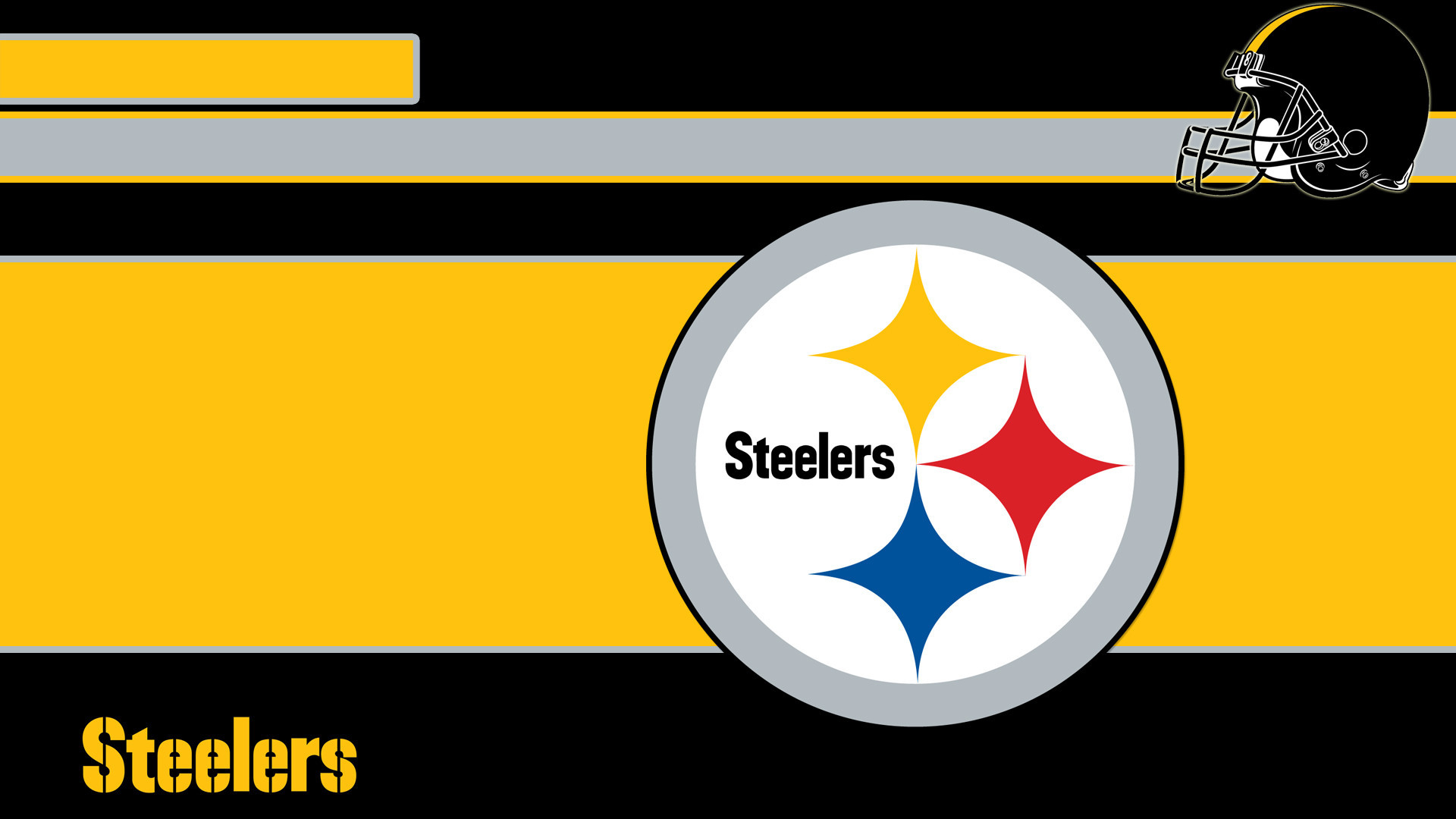 Data-src - Pittsburgh Steelers Logo Black Background - HD Wallpaper 