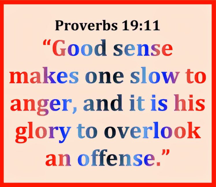 Proverb 19 11 - HD Wallpaper 