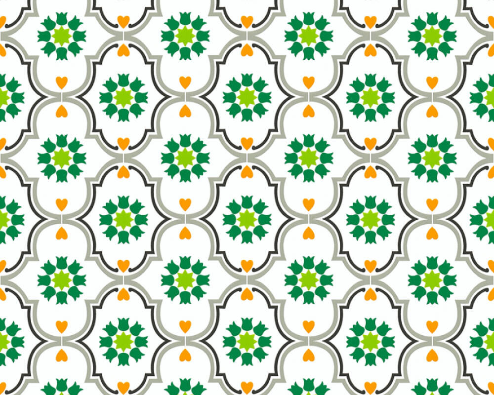 Livingwalls Wallpaper Cottage, Flowers, Black, Green, - Wallpaper - HD Wallpaper 