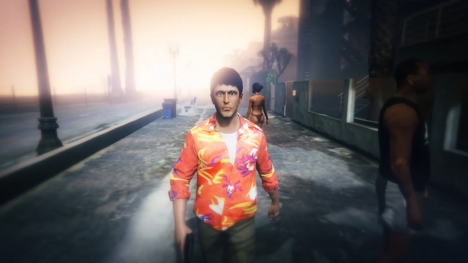 Gta 5 Tony Montana - HD Wallpaper 