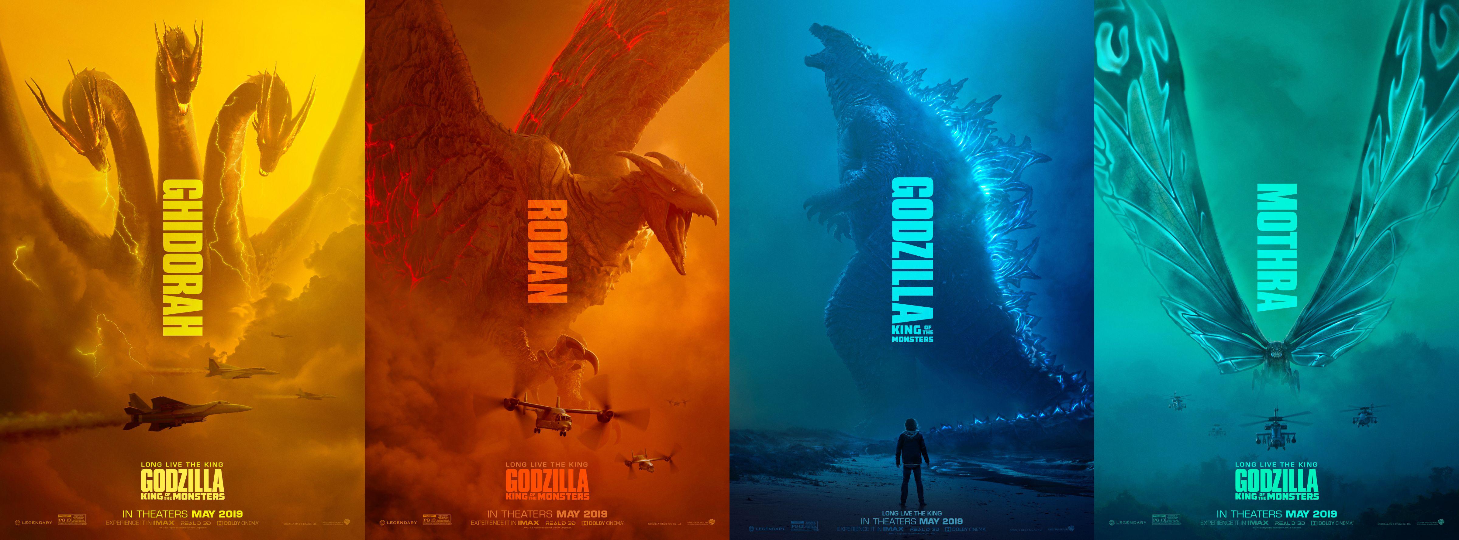 Godzilla King Of The Monsters Monsters - HD Wallpaper 