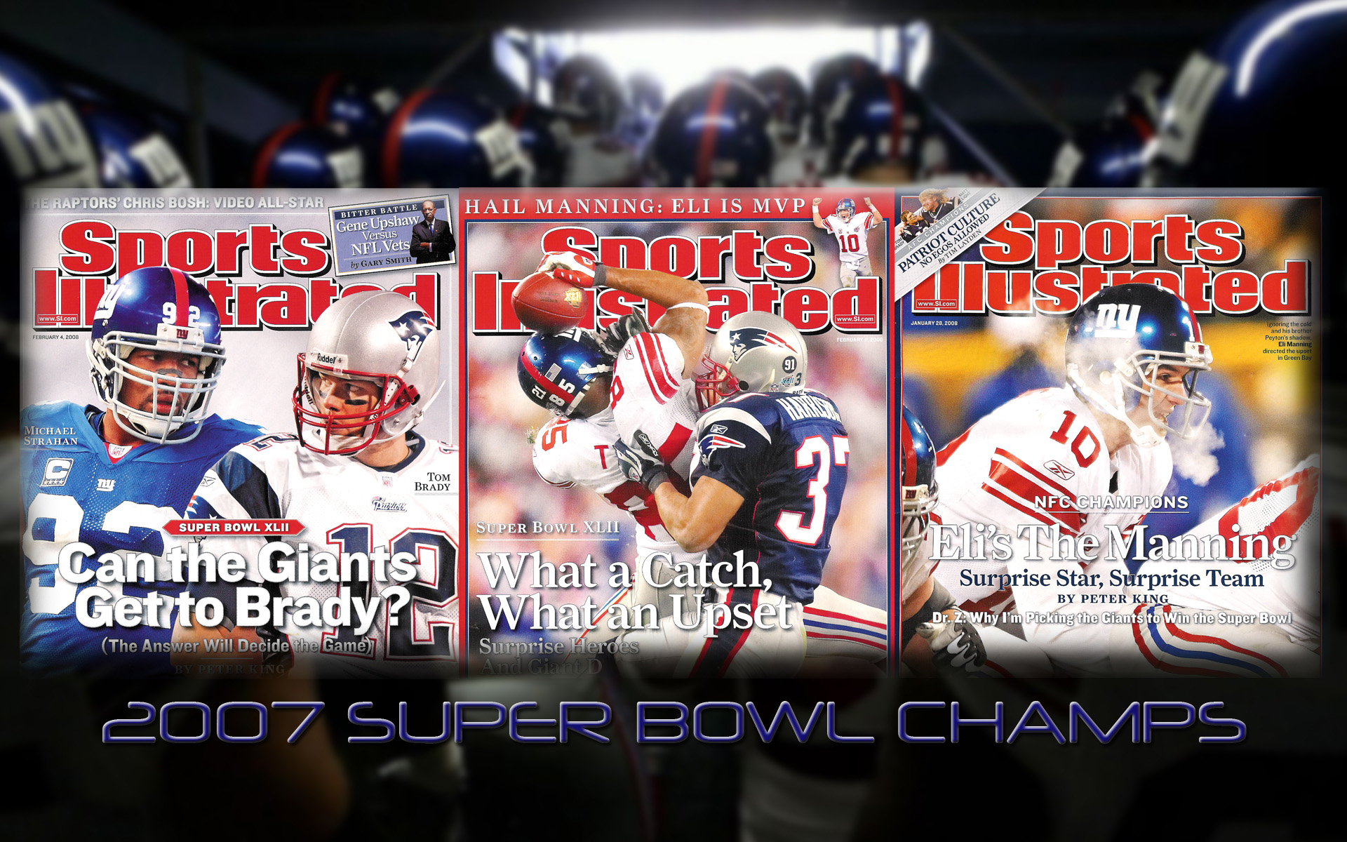 Here S A Wallpaper I Made To Get G-men Fans Through - Giants Super Bowl - HD Wallpaper 