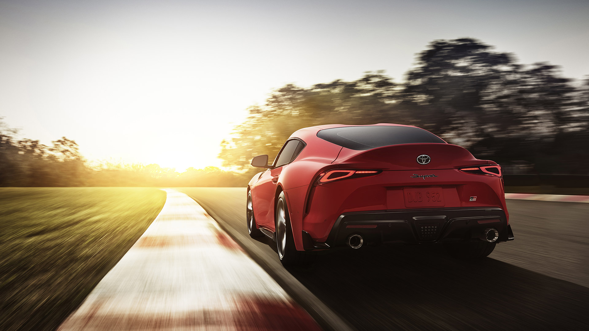 2020 Toyota Supra Rear - HD Wallpaper 