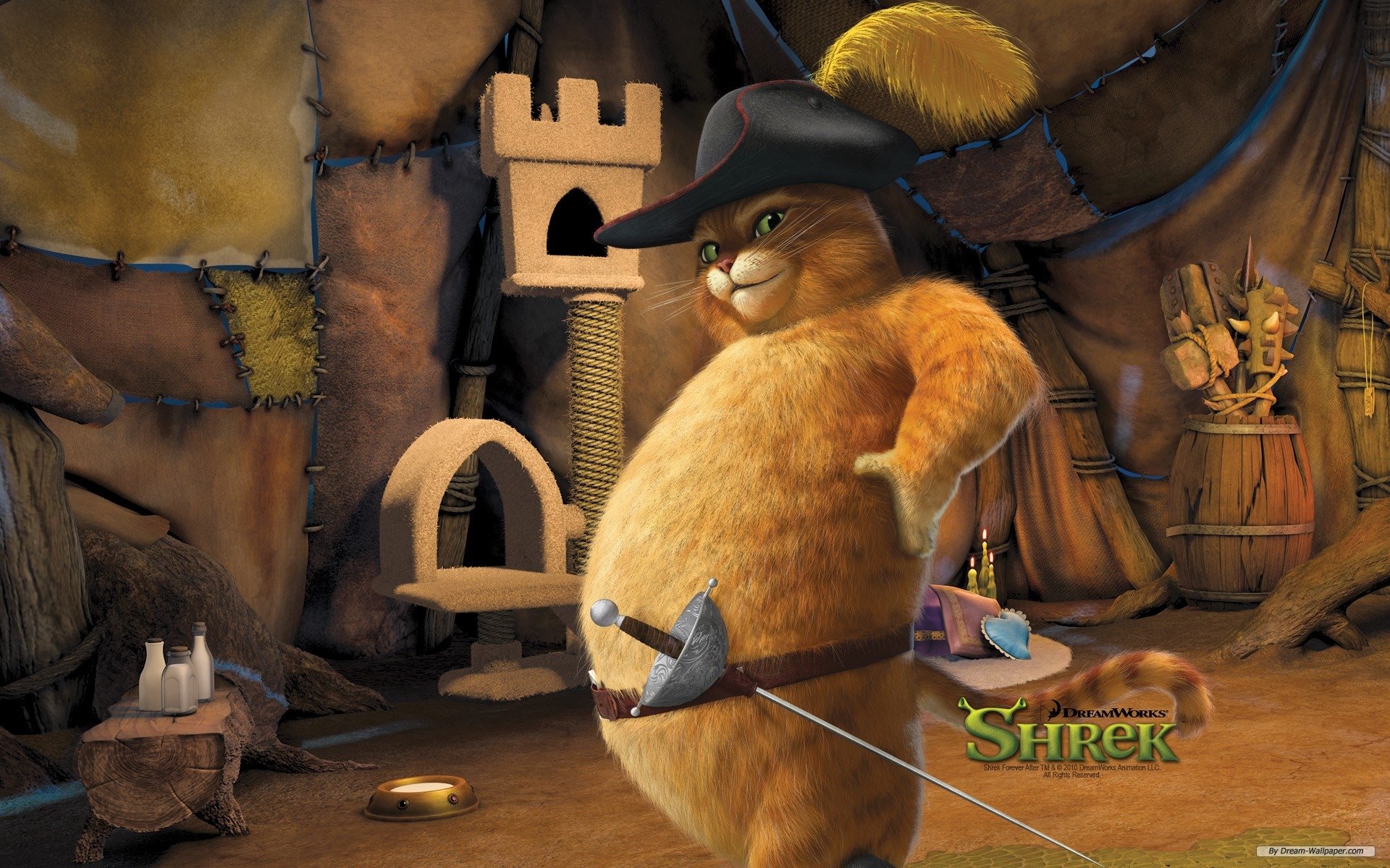 Fat Cat In Boots - HD Wallpaper 
