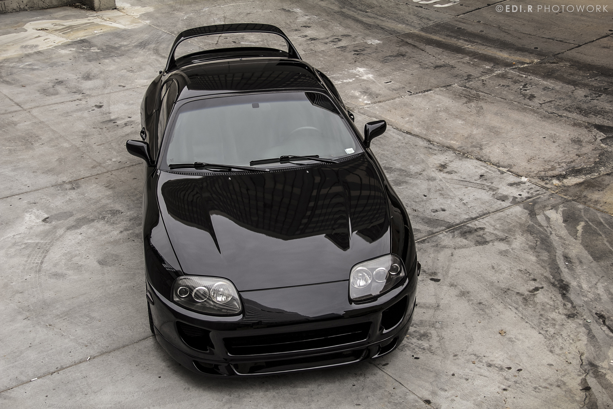 Black Toyota Supra Wallpaper 4k - HD Wallpaper 