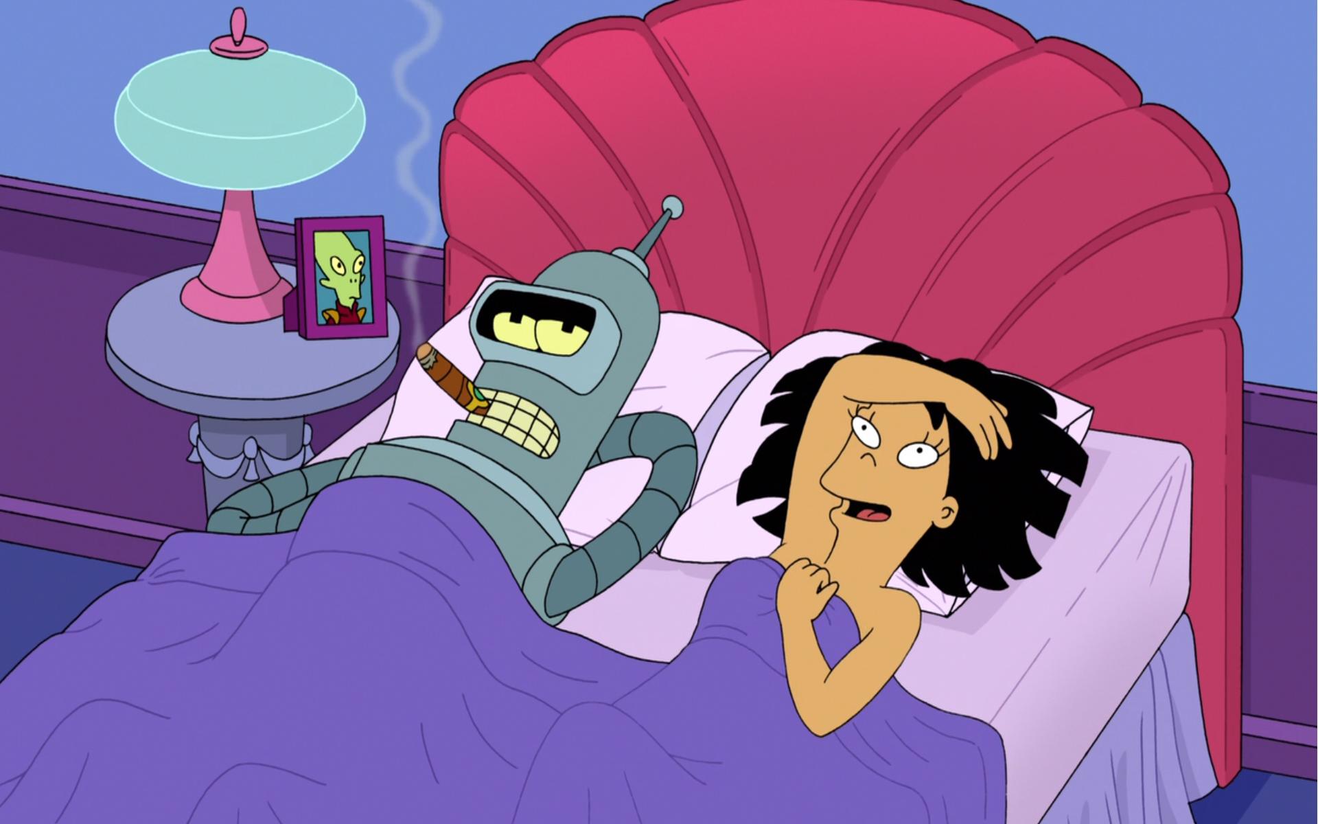 Futurama Wallpapers Hd Quality - Futurama Bender E Amy - HD Wallpaper 