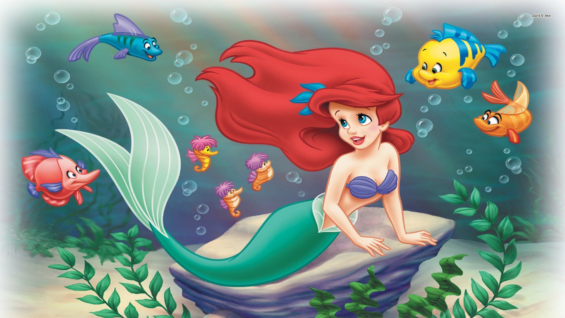 Ariel The Little Mermaid Hd - HD Wallpaper 
