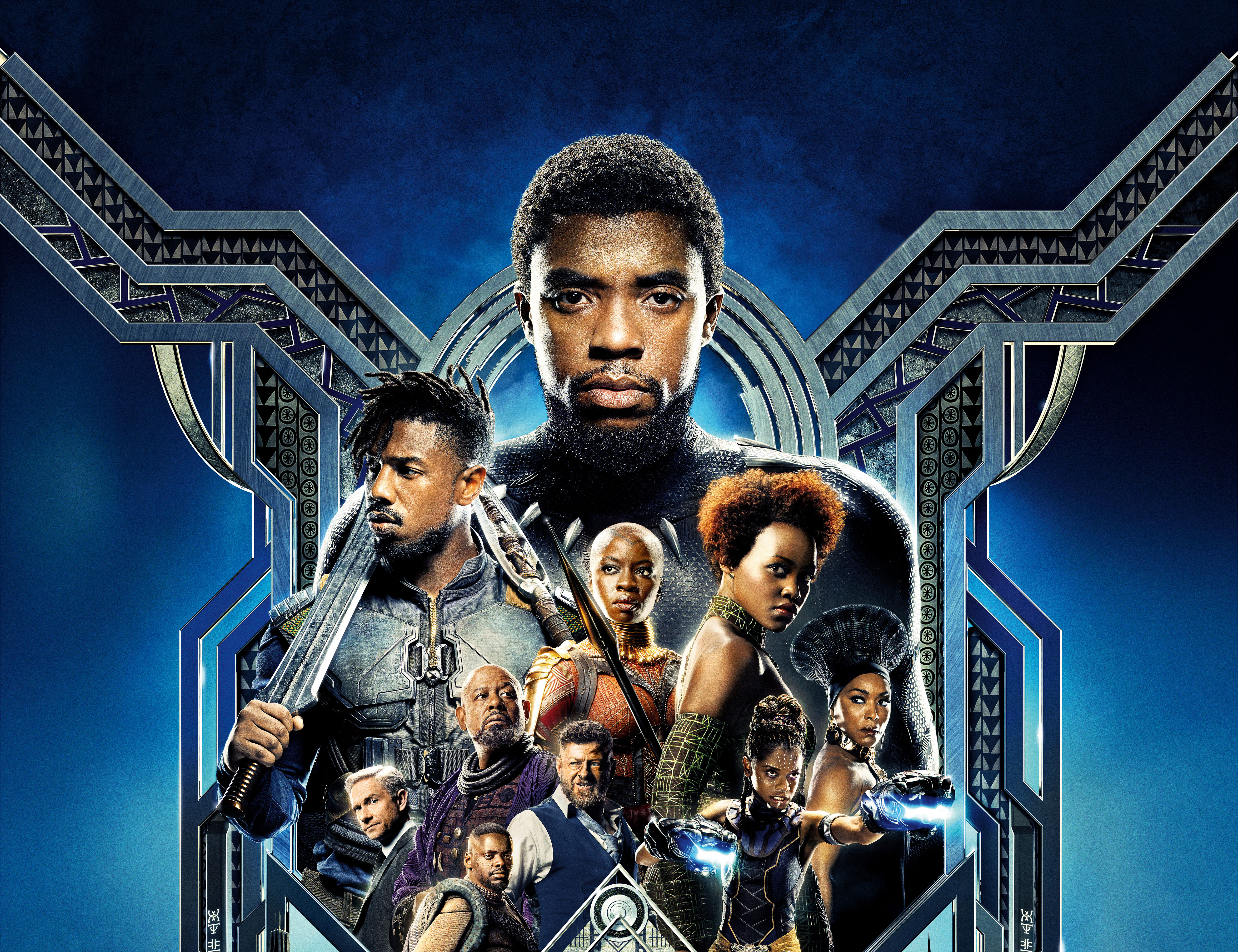 Black Panther Movie Wallpaper Hd - HD Wallpaper 