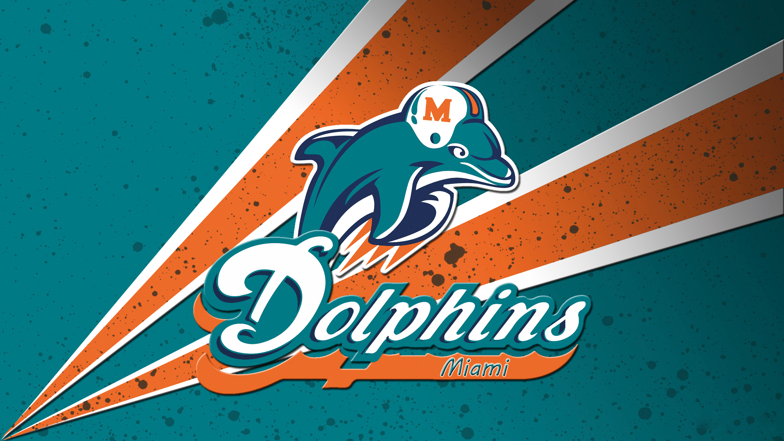Miami Dolphins Logo Wallpaper - Miami Dolphins Wallpaper 4k - HD Wallpaper 