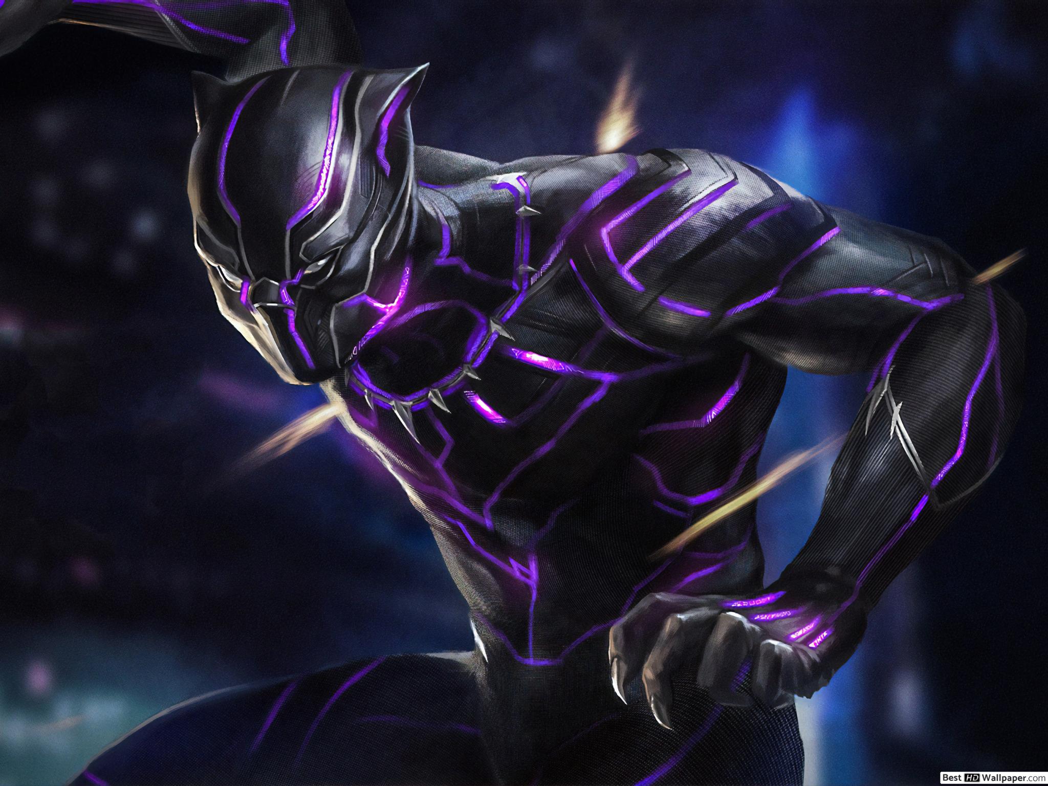 Black Panther Background - HD Wallpaper 