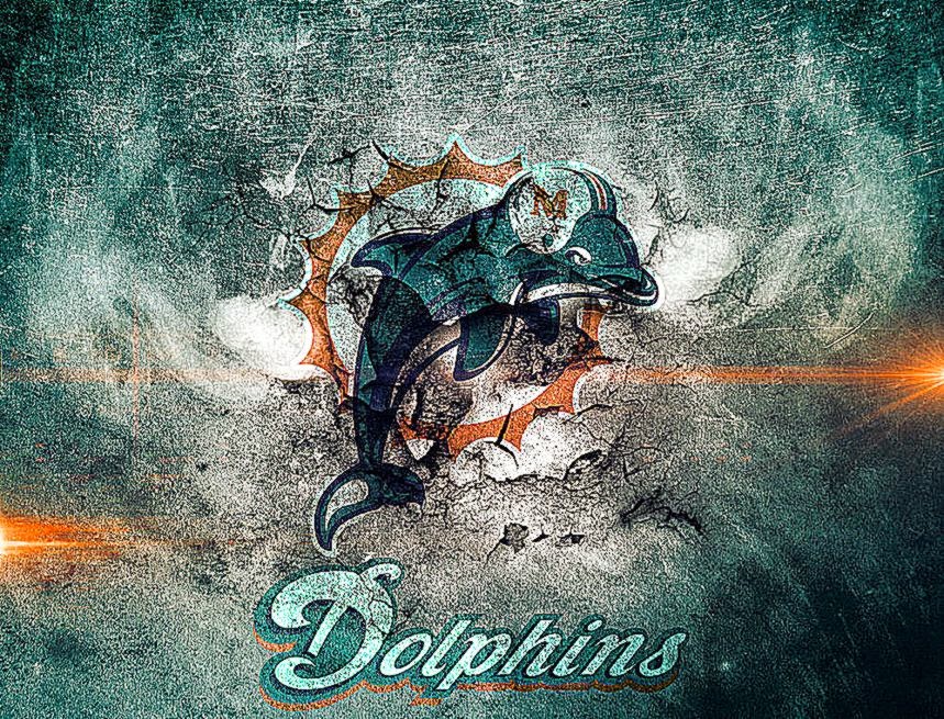 Miami Dolphins Wallpapers Miami Dolphins Background - Cool Miami Dolphins Logo - HD Wallpaper 