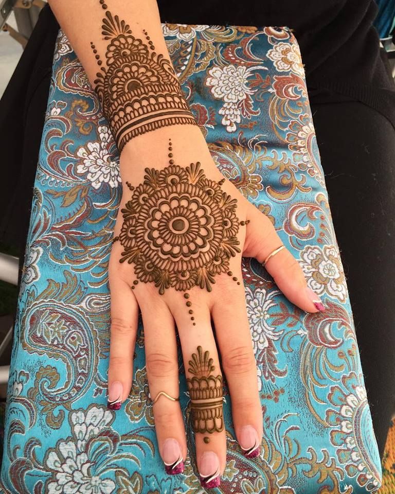 Indian Mehandi Design - HD Wallpaper 