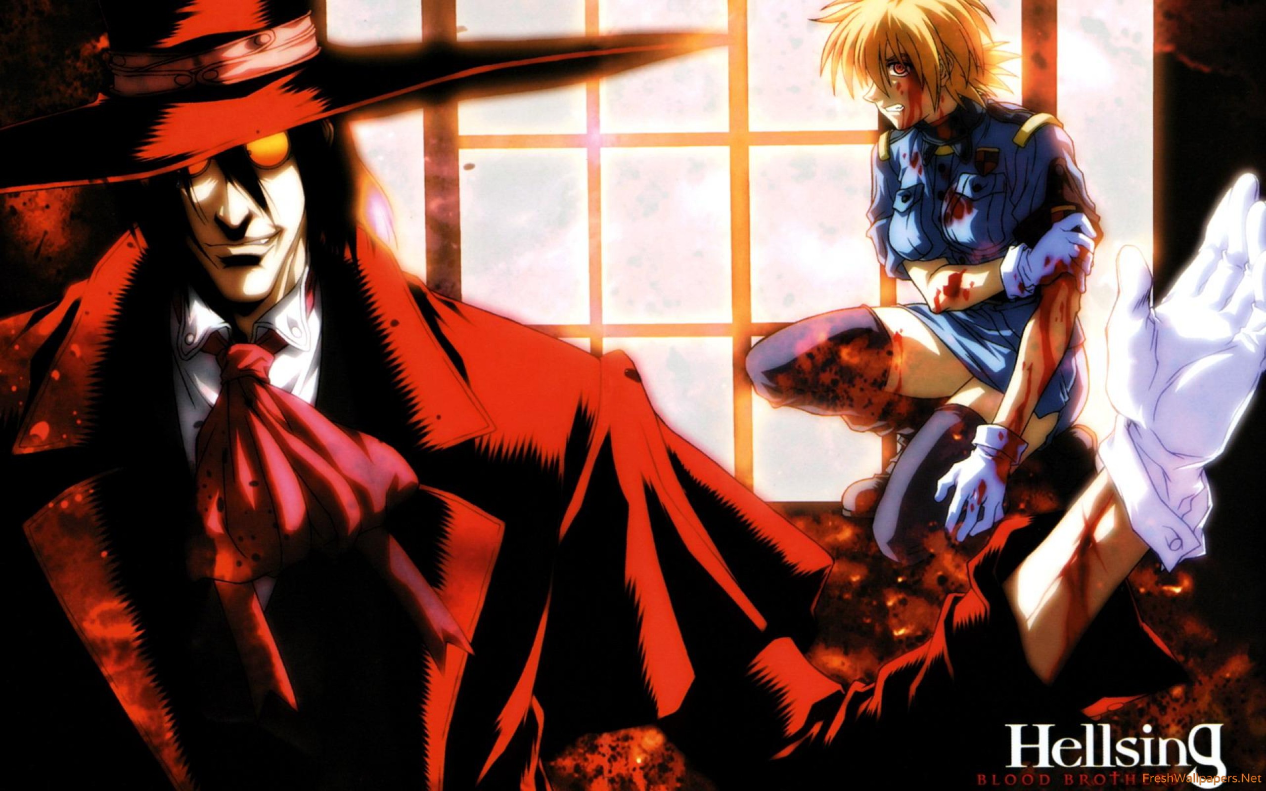 Hellsing Seras Victoria Alucard - HD Wallpaper 