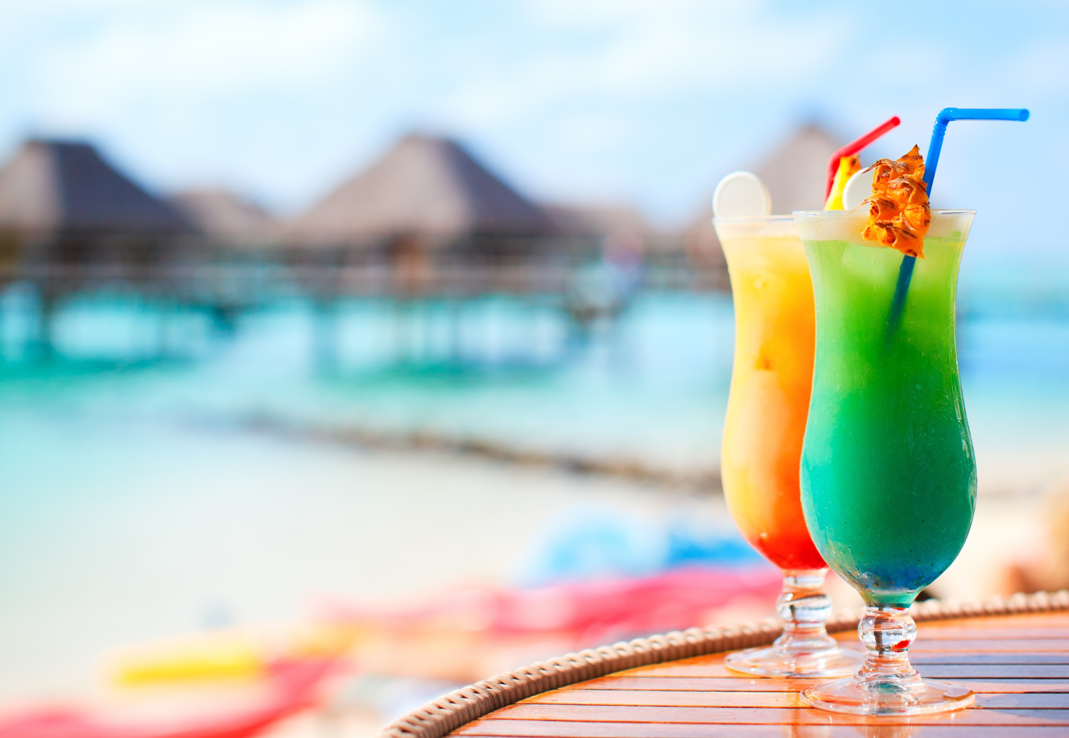 Cocktail On The Beach - HD Wallpaper 