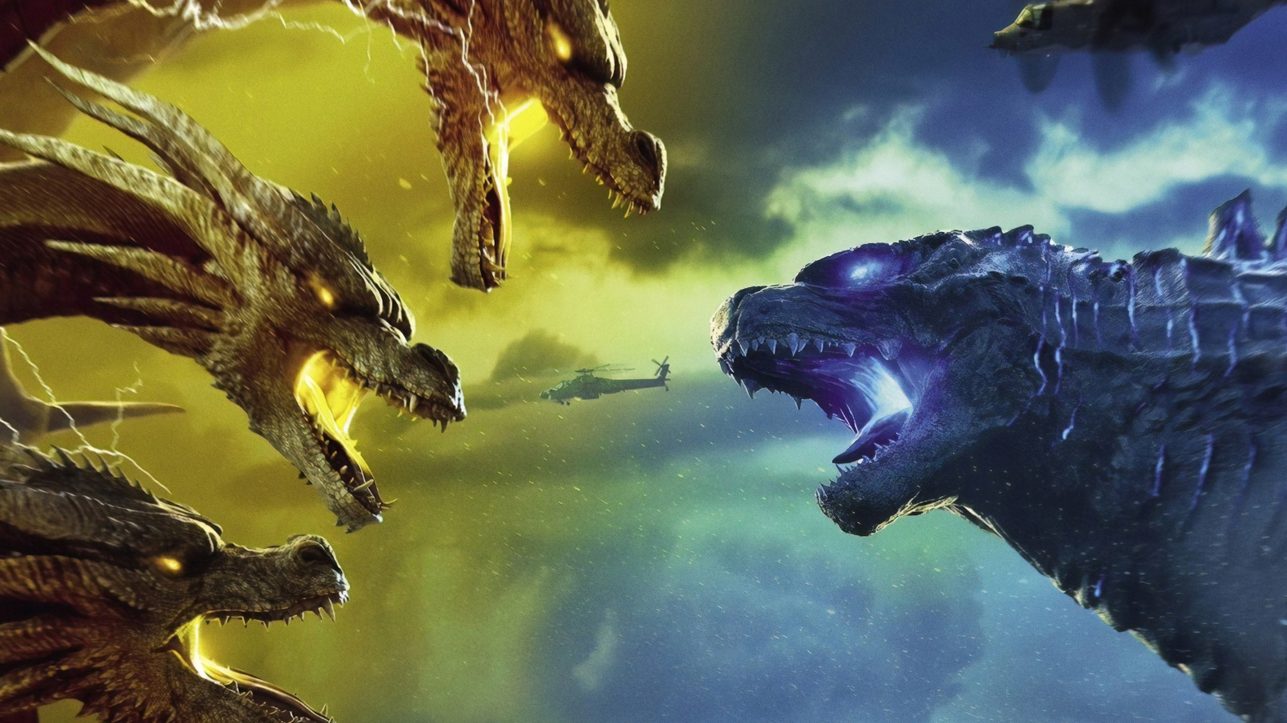 2019 Godzilla King Of The Monsters Film Wallpaper - Godzilla King Of The Monsters - HD Wallpaper 