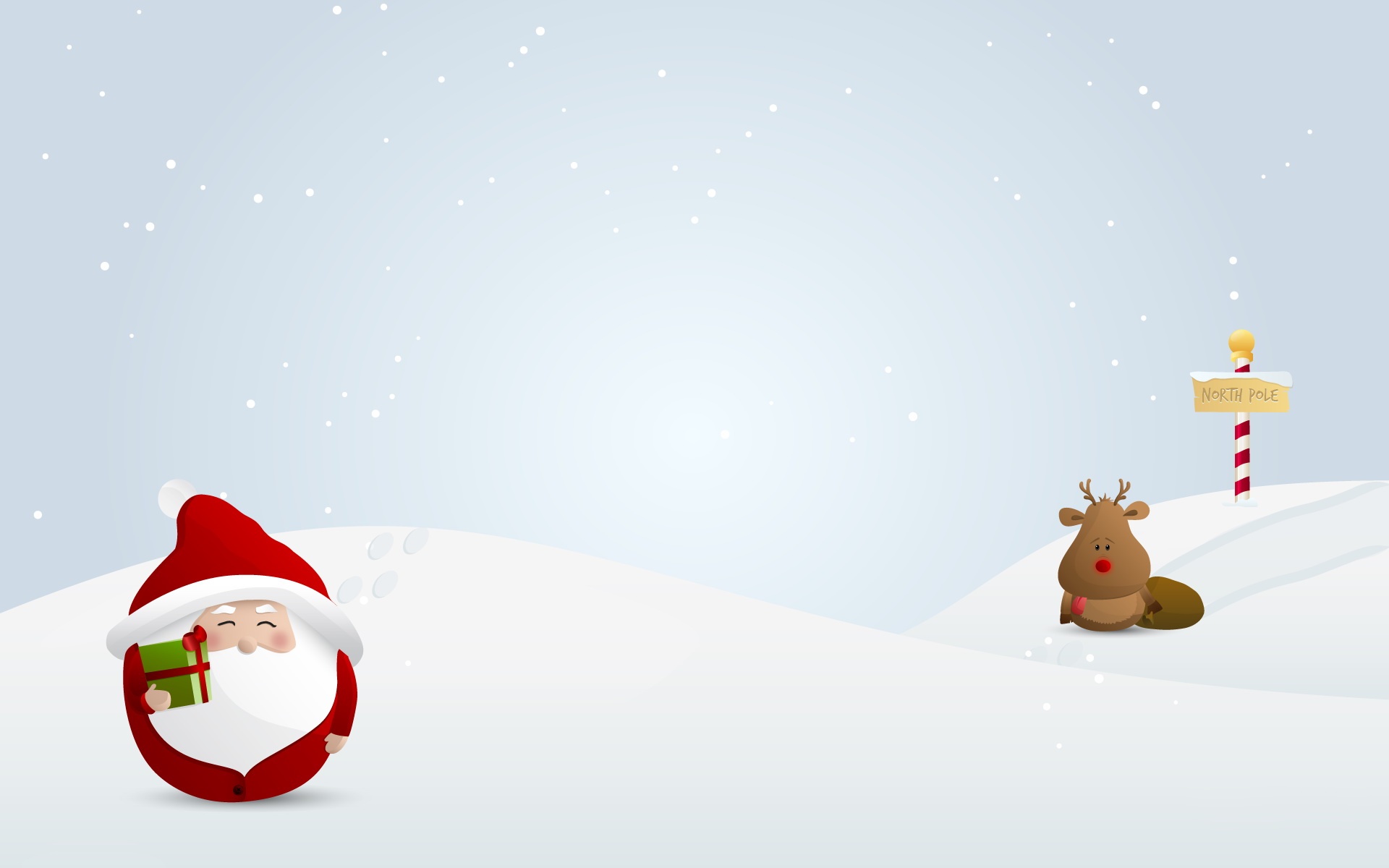 Santa Claus Background Hd - HD Wallpaper 