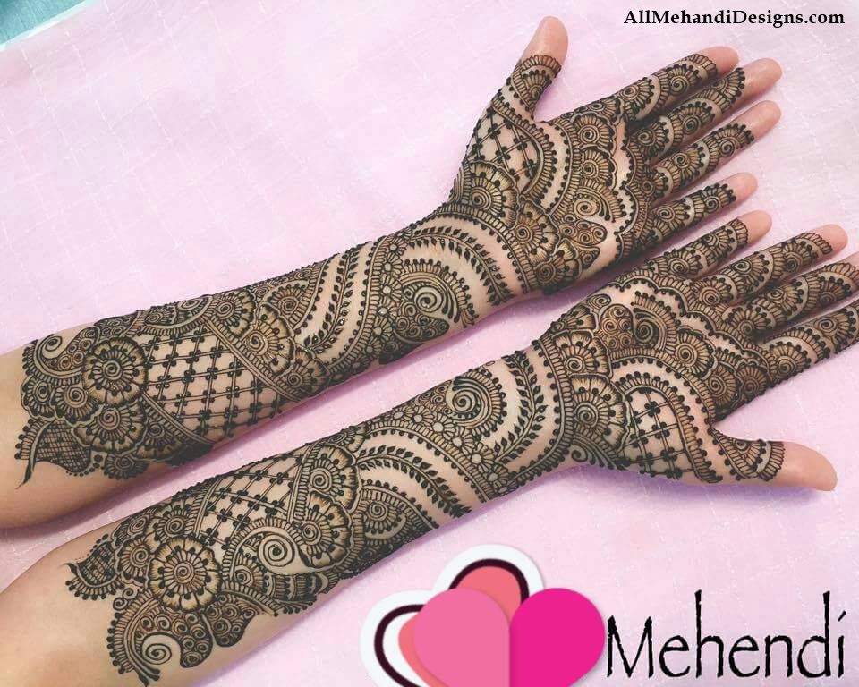 Bridal Mehndi Designs, Dulhan Mehandi Designs Images, - Stylish Bridal Mehndi Design - HD Wallpaper 