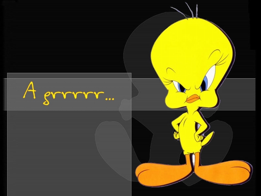 Angry Tweety Bird Wallpaper - Angry Tweety Bird - HD Wallpaper 