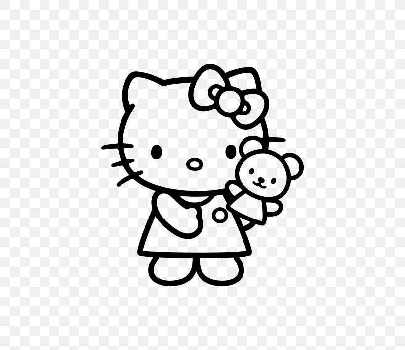 Hello Kitty Sanrio Clip Art, Png, 570x708px, Watercolor, - Hello Kitty And Friends Png - HD Wallpaper 