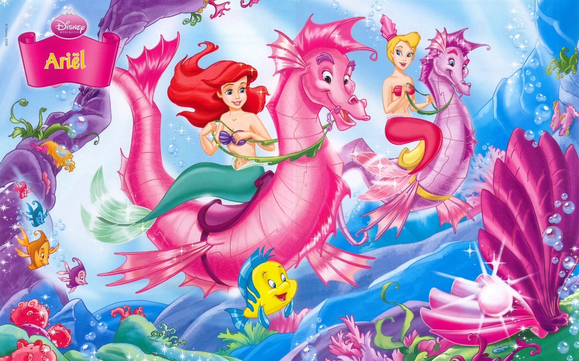 Best Little Mermaid Wallpaper Id - Little Mermaid High Resolution - HD Wallpaper 