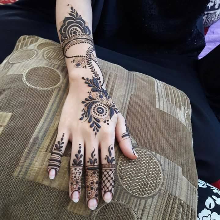 Arabic Simple Henna Design - HD Wallpaper 