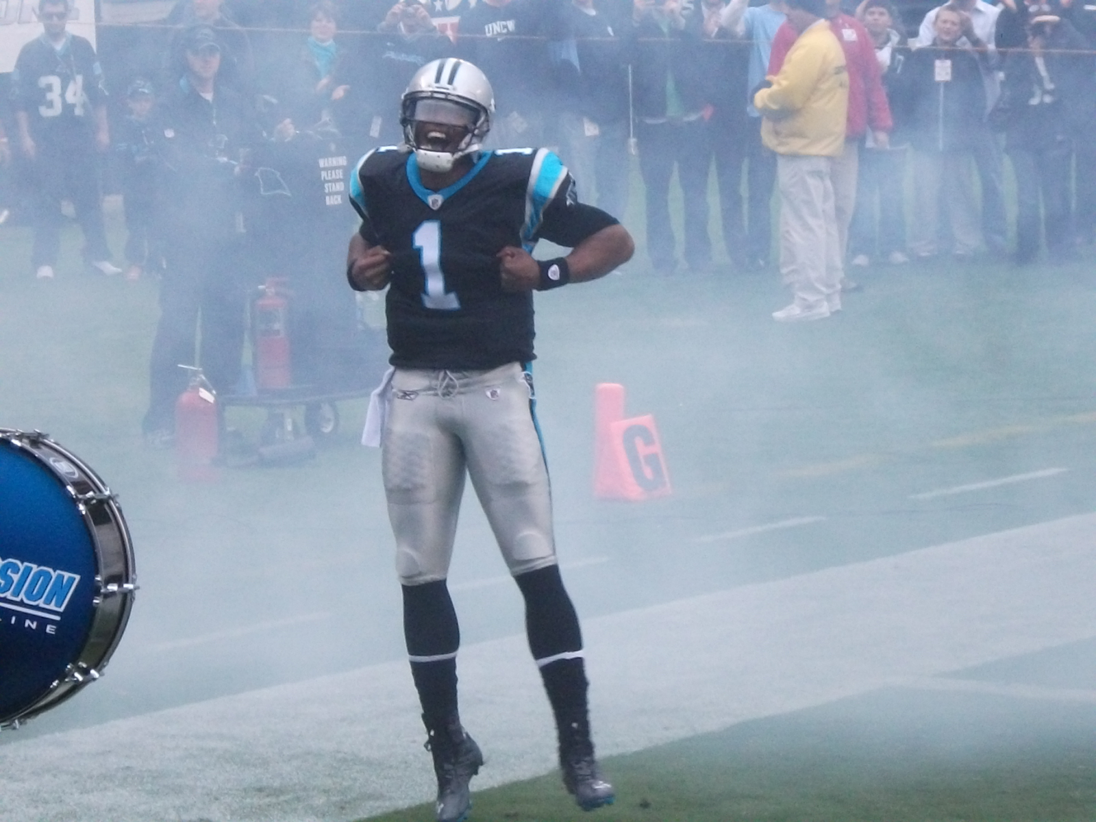 Cam Newton Football - HD Wallpaper 