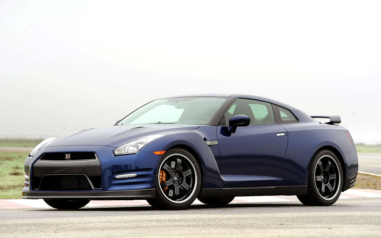 Nissan Gtr Navy Blue - HD Wallpaper 