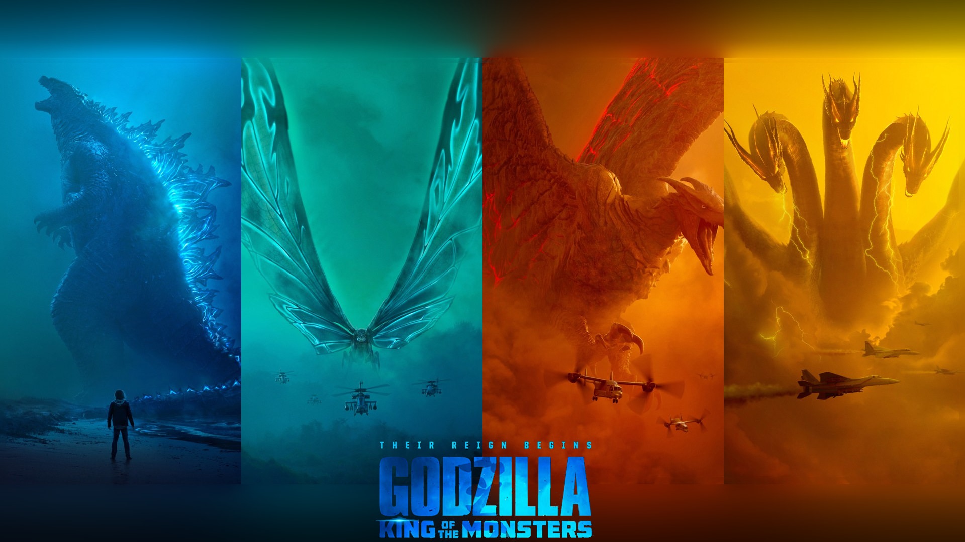 King Of The Monsters Wallpaper - Godzilla King Of Monster - HD Wallpaper 