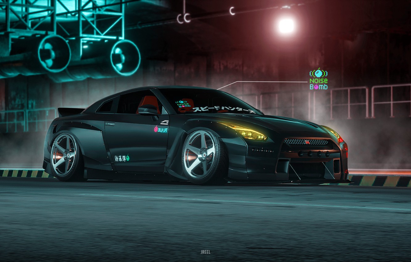 Photo Wallpaper Auto, Machine, R35, Nissan Gtr, Game - Need For Speed R35 - HD Wallpaper 