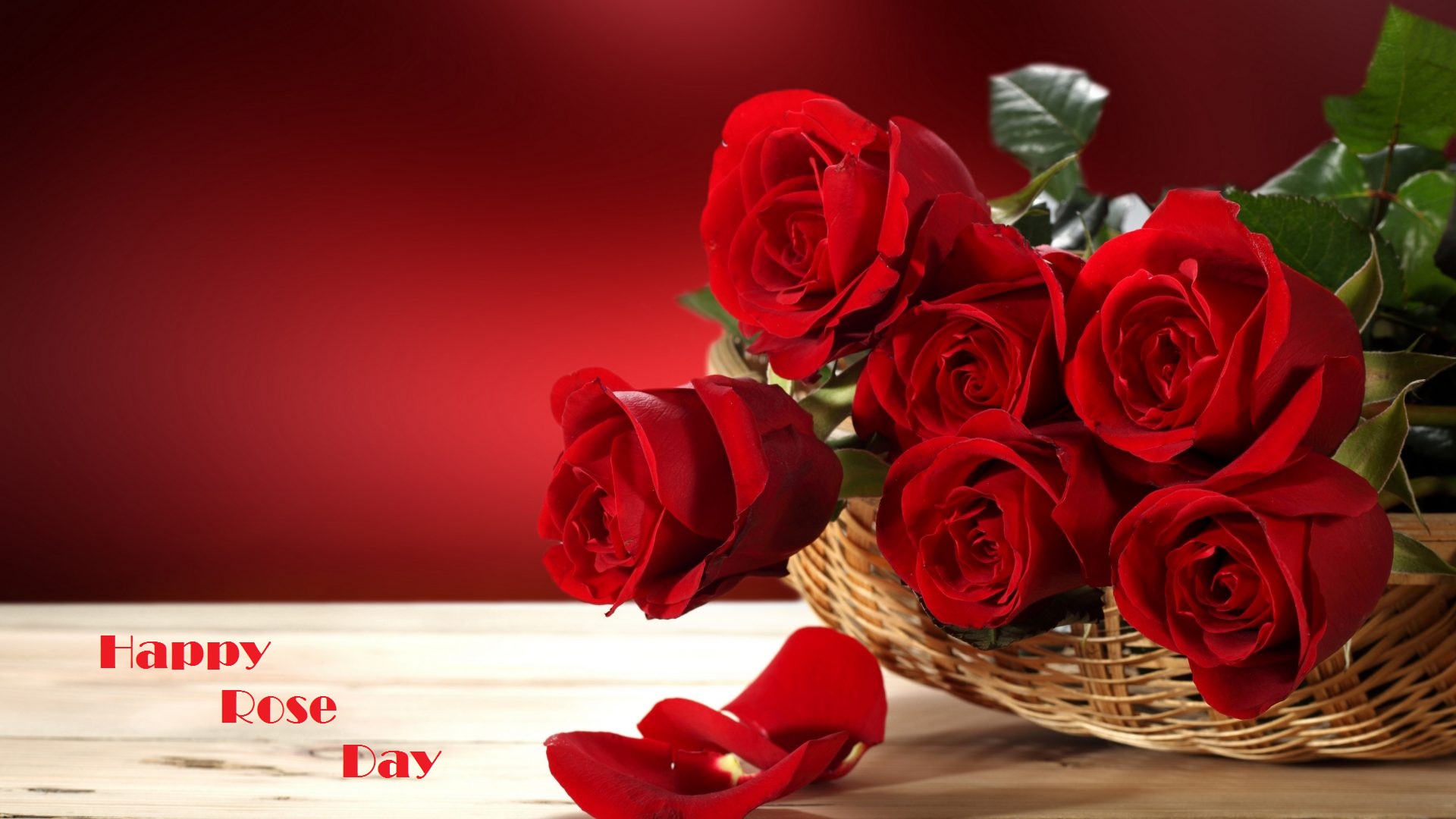 Love Flowers Roses Petals Valentines Day Bouquet Rose - Beautiful Red Rose Bouquet - HD Wallpaper 