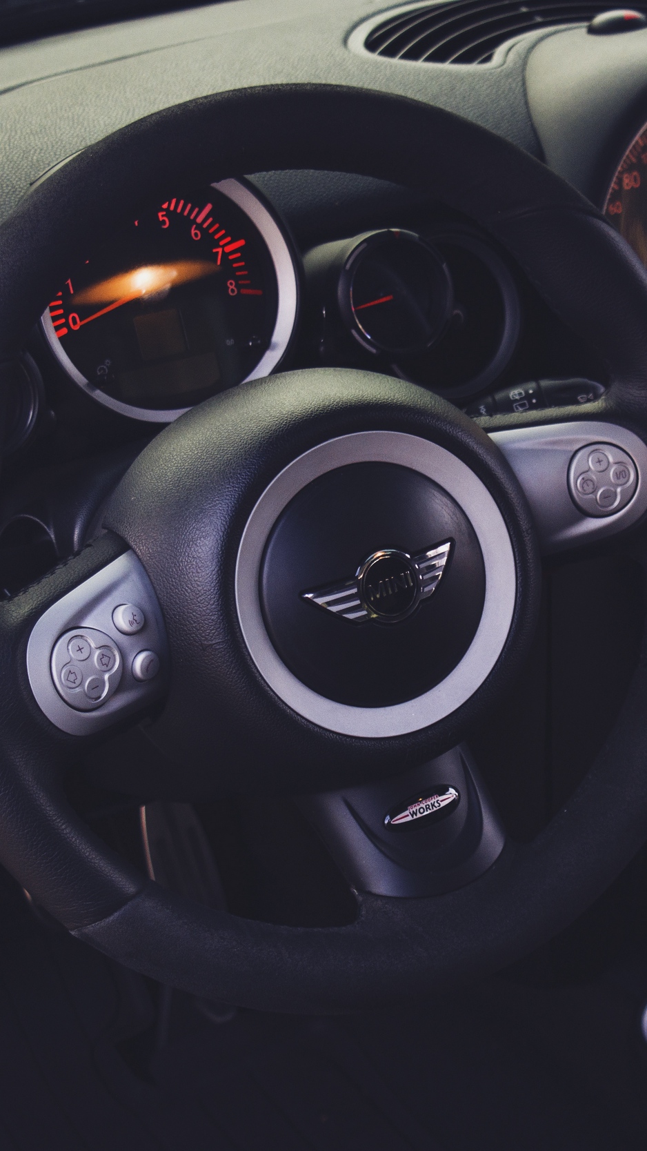 Wallpaper Mini Cooper, Steering Wheel, Car Interior - Interior Mini Cooper S - HD Wallpaper 