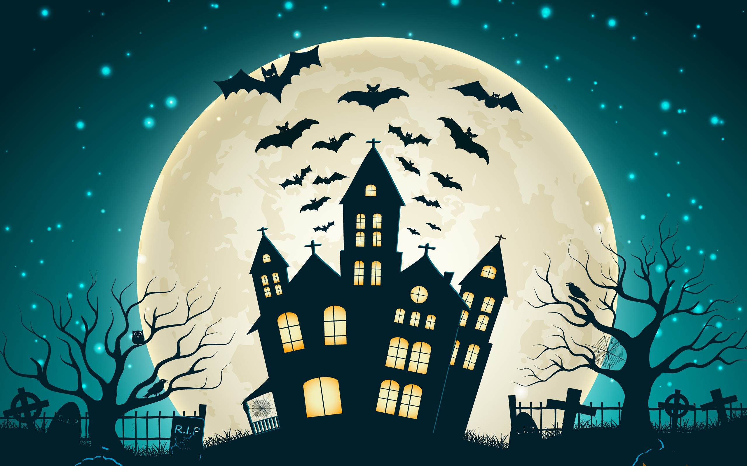 Halloween Wallpaper Cartoon - HD Wallpaper 