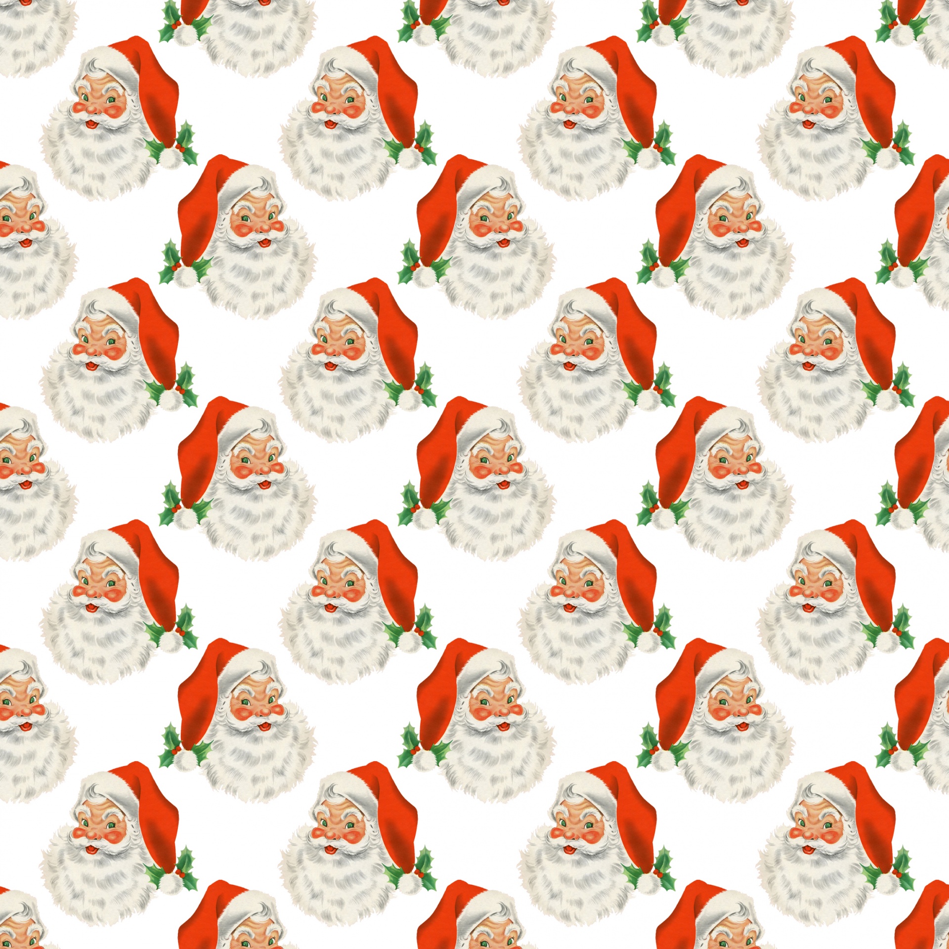 Christmas Santa Vintage Free Photo - Vintage Santa - 1920x1920