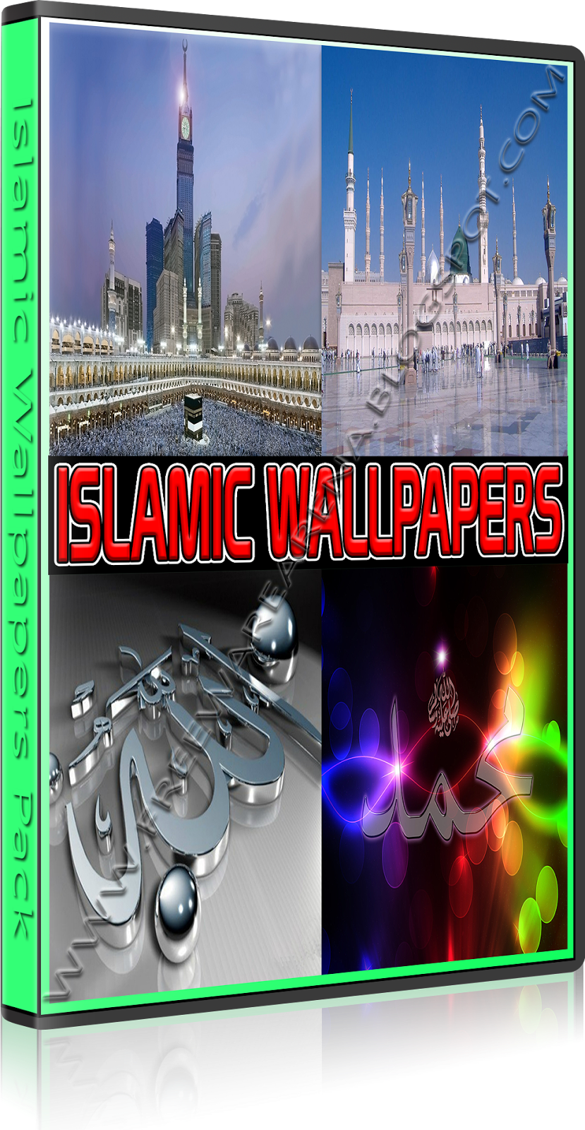 Best 100 Fhd Islamic Wallpapers Pack Dvd Cover - Online Advertising - HD Wallpaper 