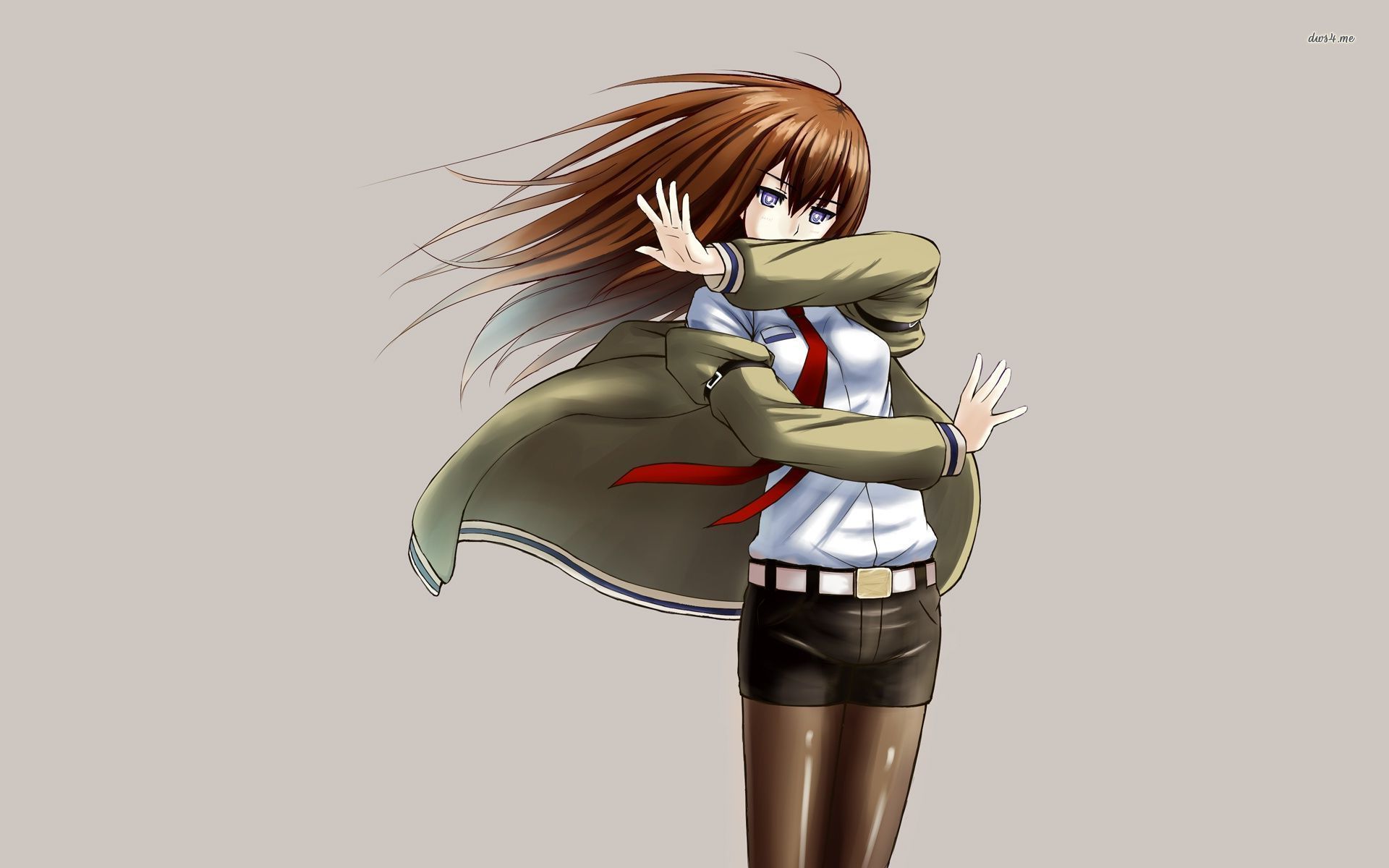 Kurisu Steins Gate Pose - HD Wallpaper 