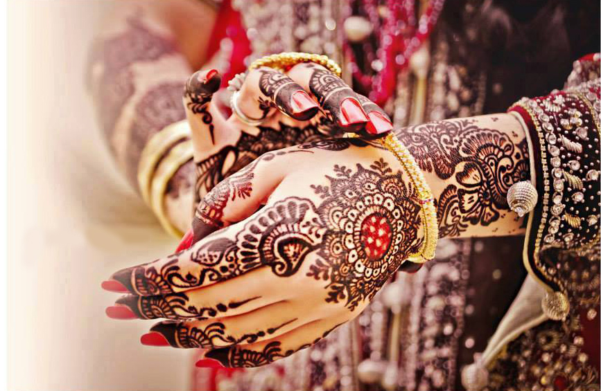 Dulhan Bridal Mehendi Pic Hwb28188 - Bangles In Hand With Mehndi - HD Wallpaper 