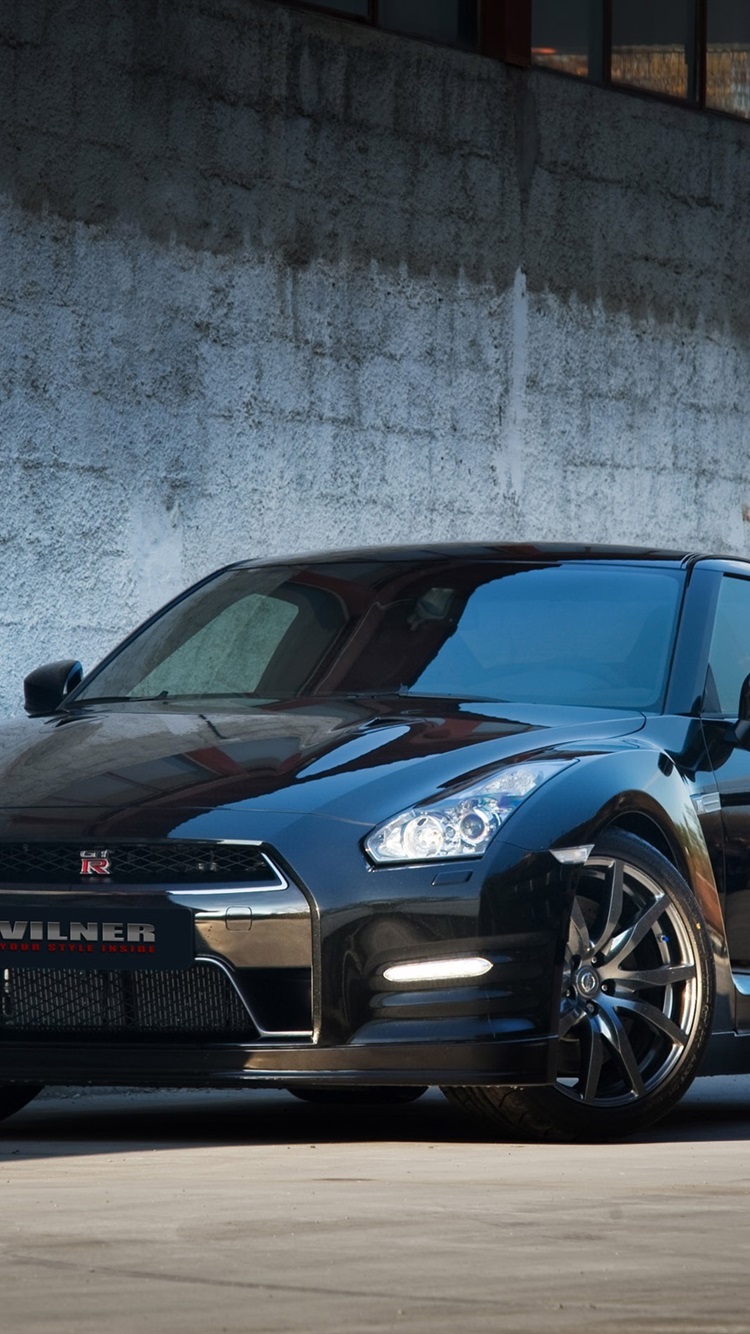 Iphone Wallpaper Nissan Gtr R35 Black Vilner Car Nissan Gtr Wallpaper Tuning 750x1334 Wallpaper Teahub Io