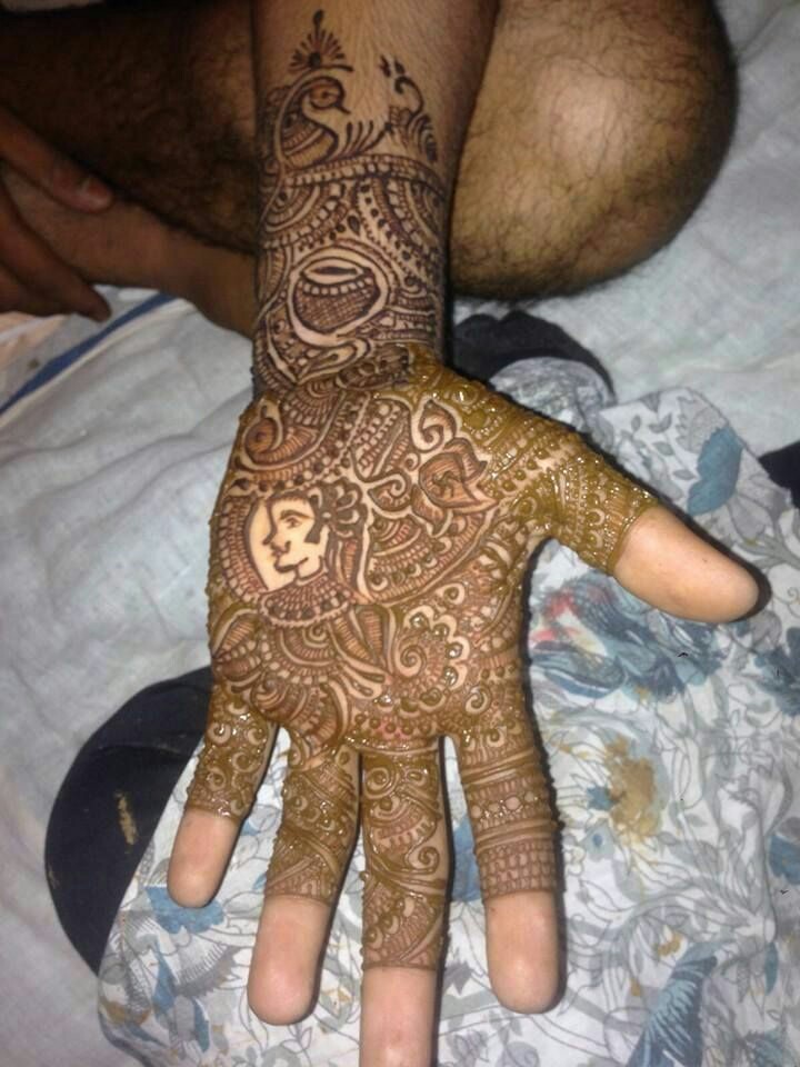 Mehndi Design For Dulha - HD Wallpaper 