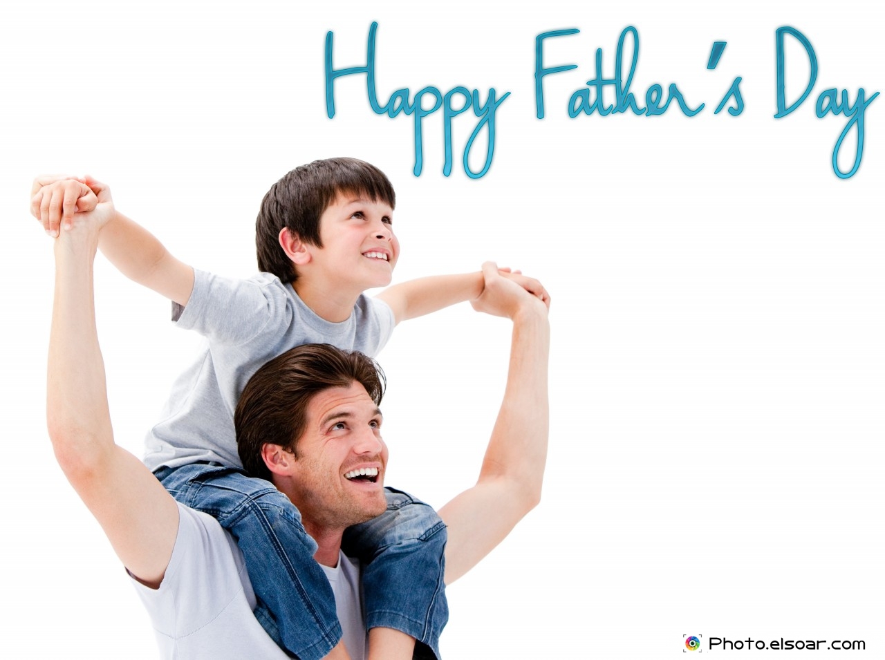 Father And Son Happy - HD Wallpaper 