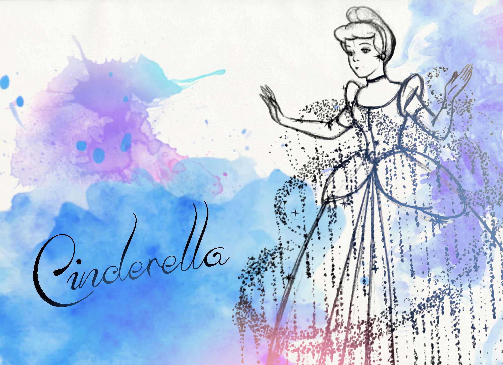 Cinderella Wallpaper - Fond D Écran Cendrillon - HD Wallpaper 