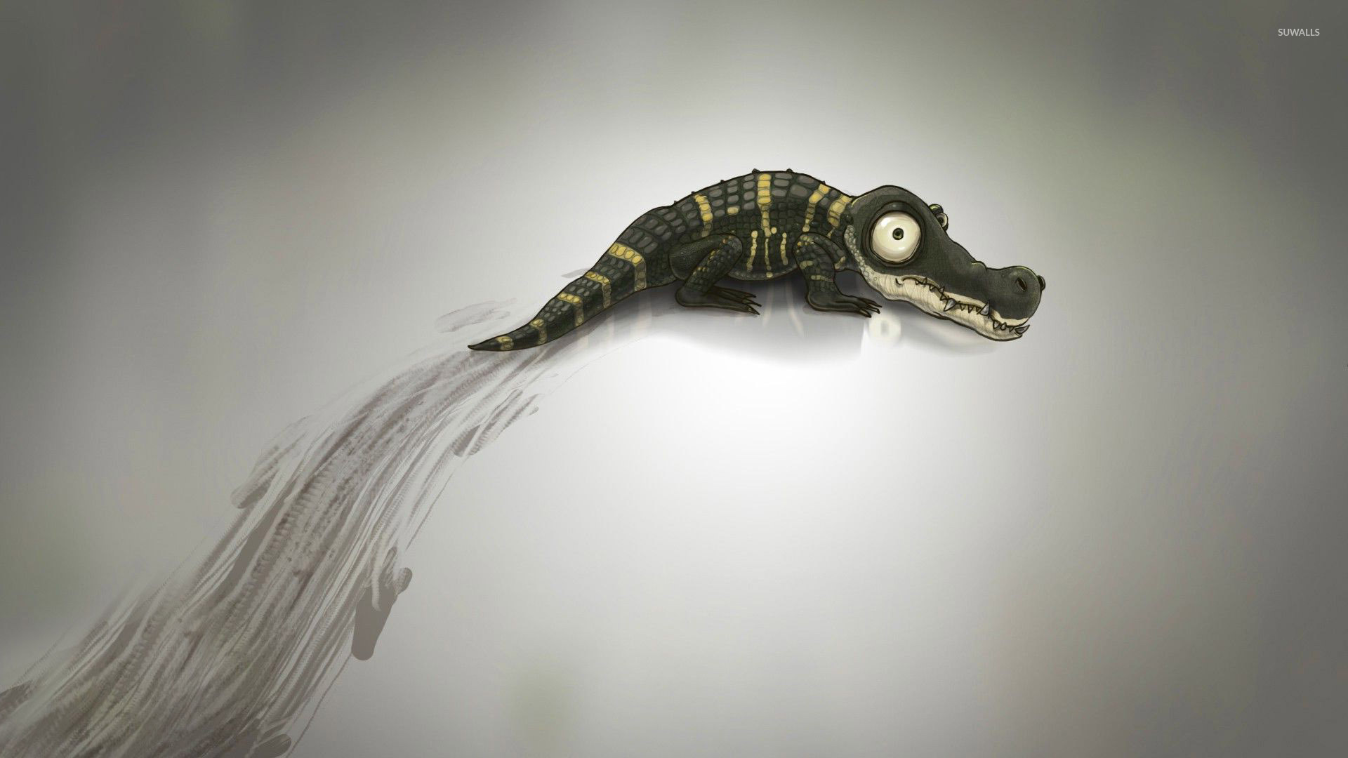 Crocodile Desktop - HD Wallpaper 