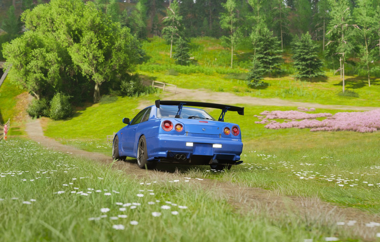 Photo Wallpaper Nissan, Cars, Forza, Forza Horizon, - Supercar - HD Wallpaper 