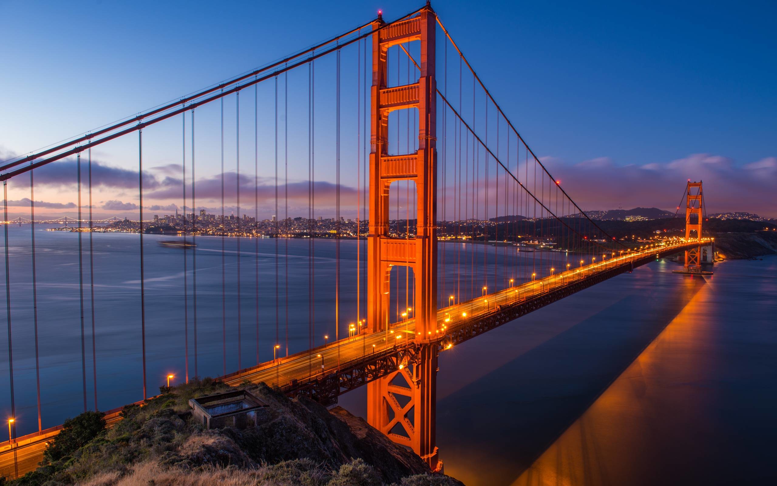 Golden Gate Computer Wallpapers, Desktop Backgrounds - Golden Gate Bridge - HD Wallpaper 