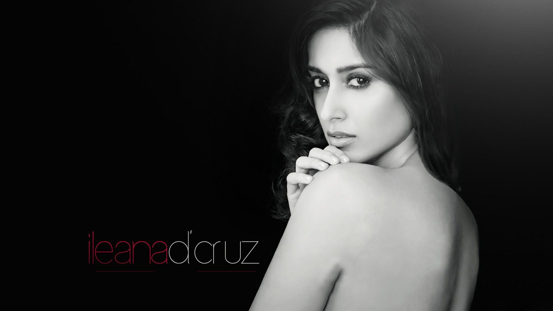 Ileana D Cruz Black And White - HD Wallpaper 