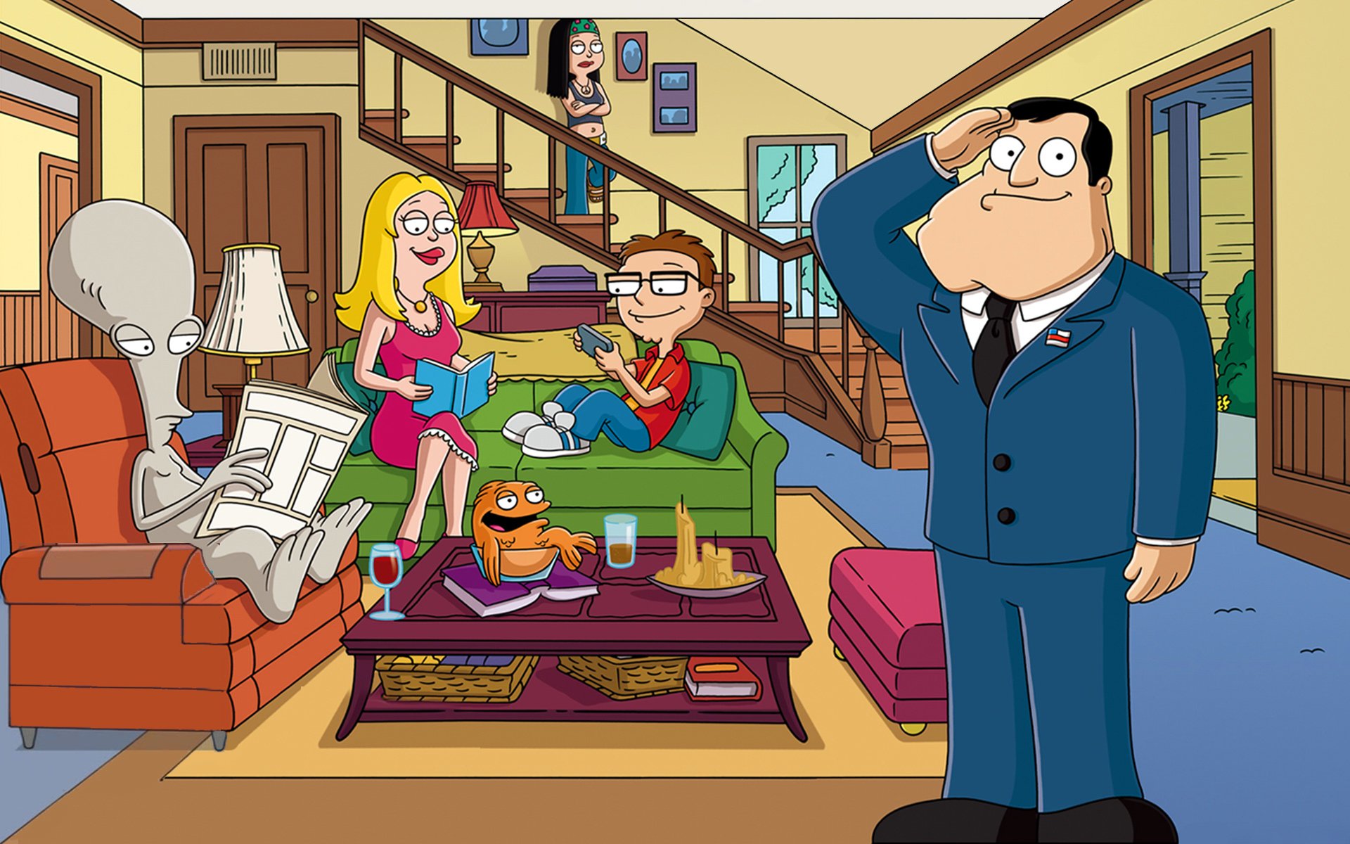American Dad Wallpaper Hd - HD Wallpaper 