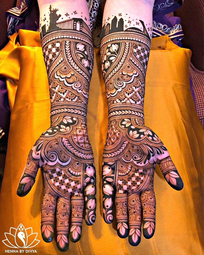 Bridal Latest Mehandi Design - HD Wallpaper 